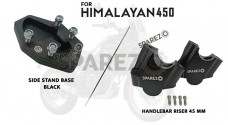 Fit For  Royal Enfield Himalayan 450 Risers and Side Stand Extender Accessories - SPAREZO